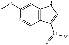 6-Methoxy-3-nitro-5-azaindole Struktur