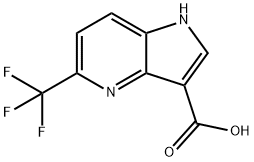 5-(TrifluoroMethyl)-4-azaindole-3-carboxylic acid Struktur