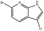 6-BroMo-3-Chloro-7-azaindole Struktur