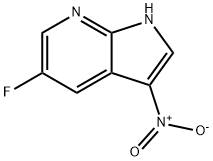 5-Fluoro-3-nitro-7-azaindole Struktur