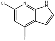 6-Chloro-4-fluoro-7-azaindole Struktur