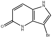 3-BroMo-5-hydroxy-4-azaindole Struktur