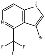 3-BroMo-4-(trifluoroMethyl)-5-azaindole Struktur