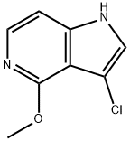 3-Chloro-4-Methoxy-5-azaindole Struktur