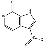 7-Hydroxy-3-nitro-6-azaindole Struktur