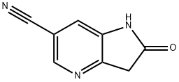 6-Cyano-4-aza-2-oxindole Struktur