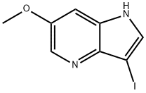 3-Iodo-6-Methoxy-4-azaindole Struktur