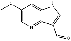 6-Methoxy-4-azaindole-3-carbaldehyde Struktur