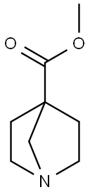 1-Azabicyclo[2.2.1]heptane-4-carboxylic acid Struktur