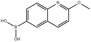 2-Methoxyquinolin-6-ylboronic acid Struktur