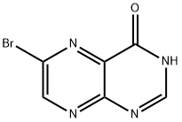 6-Bromopteridin-4-ol Struktur