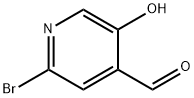 2-broMo-5-hydroxyisonicotinaldehyde Struktur