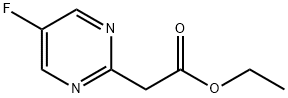 Ethyl 2-(5-fluoropyriMidin-2-yl)acetate Struktur