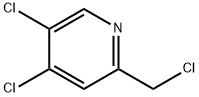 4,5-DICHLORO-2-(CHLOROMETHYL)PYRIDINE Struktur