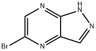 5-broMo-1h-pyrazolo[3,4-b]pyrazine Struktur