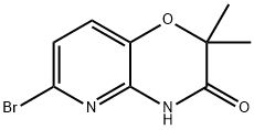 6-BroMo-2,2-diMethyl-2h-pyrido[3,2-b][1,4]oxazin-3(4h)-one Struktur