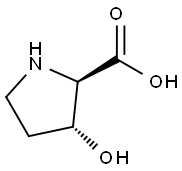 (D-Proline, 3-hydroxy-, (3R)- ) Struktur