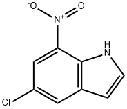 5-Chloro-7-nitroindole Struktur