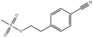 4-Cyanophenethyl Methanesulfonate Struktur