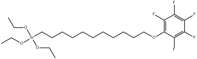 11-(Pentafluorophenoxy)undecyltriethoxysilane, 95% Struktur