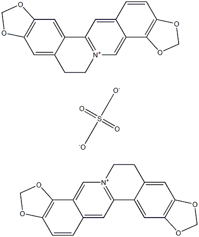 Coptisine Sulfate Struktur