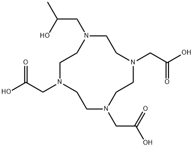 GADOTERIDOL RELATED COMPOUND A (50 MG) (10-(2-HYDROXYPROPYL)-1,4,7,10-TETRAAZACYCLODODE-CANE-1,4,7-TRIACETIC ACID) Struktur