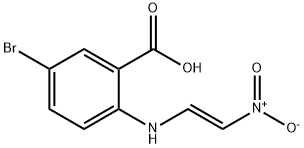 Benzoic acid, 5-broMo-2-[[(1E)-2-nitroethenyl]aMino]-