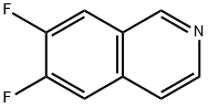 6,7-difluoroisoquinoline Struktur