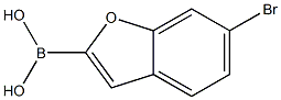 (6-BroMobenzofuran-2-yl)boronic acid Struktur