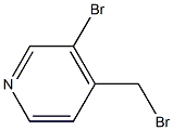 3-bromo-4-(bromomethyl)pyridine Struktur