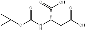 Boc-DL-aspartic acid Struktur