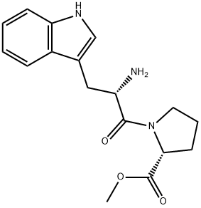 (R)-Methyl 1-((S)-2-aMino-3-(1H-indol-3-yl)propanoyl)pyrrolidine-2-carboxylate Struktur