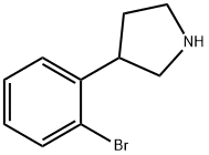 3-(2-BroMophenyl)pyrrolidine HCl Struktur