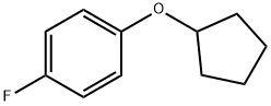 1-Cyclopentyloxy-4-fluoro-benzene Struktur