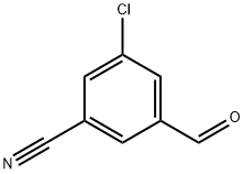 3-Chloro-5-formylbenzonitrile Struktur