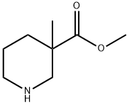 METHYL 3-METHYLPIPERIDINE-3-CARBOXYLATE Struktur