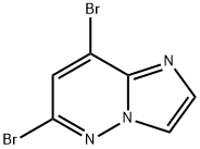 6,8-Dibromoimidazo[1,2-b]pyridazine Struktur