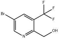 (5-bro-3-(trifluoroMethyl)pyridine-2-yl)Methanol Struktur