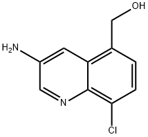 (3-AMino-8-chloroquinolin-5-yl)Methanol Struktur