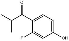 2'-Fluoro-4'-hydroxy-2-Methylpropiophenone Struktur