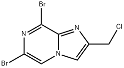 6,8-Dibromo-2-chloromethylimidazo[1,2-a]pyrazine Struktur