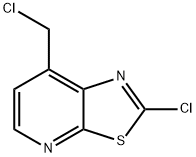 2-Chloro-7-(chloroMethyl)thiazolo[5,4-b]pyridine Struktur