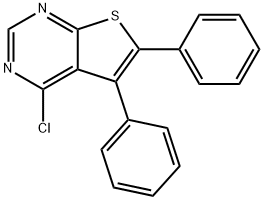 4-Chloro-5,6-diphenylthieno[2,3-d]pyriMidine Struktur