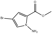 Methyl 4-broMo-1-aMinopyrrole-2-carboxylate hydrochloride Struktur