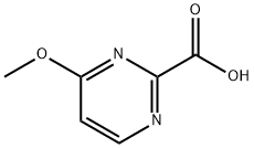 4-methoxypyrimidine-2-carboxylicacid Struktur