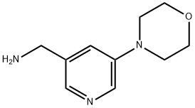 (5-Morpholinopyridin-3-yl)MethanaMine Struktur