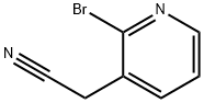 2-(2-bromopyridin-3-yl)acetonitrile Struktur