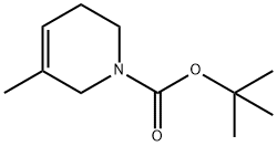 1(2H)-Pyridinecarboxylic acid, 3,6-dihydro-5-Methyl-, 1,1-diMethylethyl ester Struktur