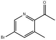 1-(5-BroMo-3-Methylpyridin-2-yl)ethanone Struktur