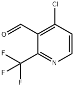 4-CHLORO-2-(TRIFLUOROMETHYL)NICOTINALDEHYDE Struktur